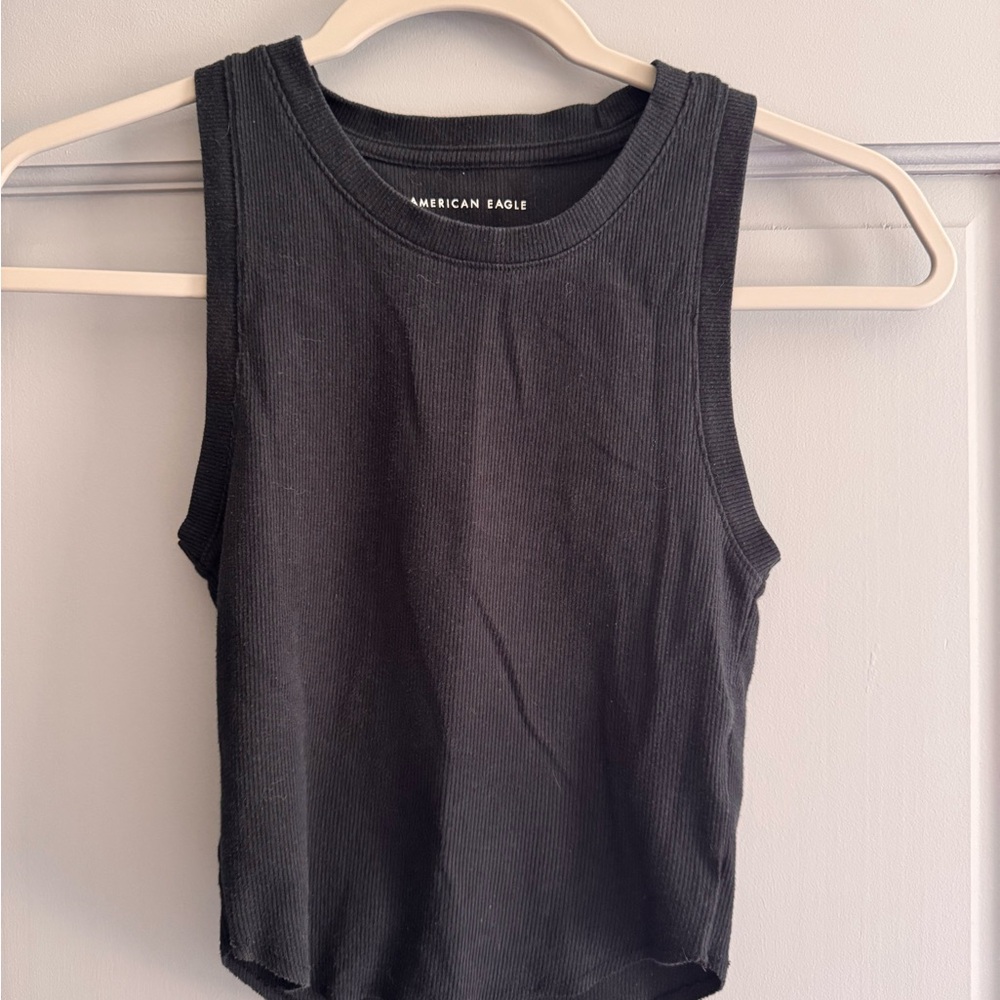 Women’s Small Black American Eagle Tank Top